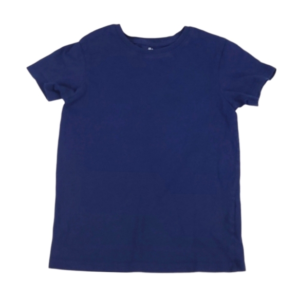 Blue Crew Neck Basic T-Shirt, Size S - Picture 1 of 4